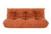 Replica Togo Sofa -Three Seat Lounge with Rust Fabric
