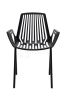 Replica Rion Armchair - Black Aluminium Outdoor Chair