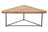 Selma Triangular Coffee Table by Dane Craft - Natural Ash Timber