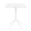 Sky Folding Square 60 White Dining Table by Siesta - Made in Europe