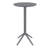 Furnlink Sky Folding Bar Table Round 60 Anthracite Grey by Siesta - Made in Europe