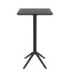 Furnlink Sky Folding Bar Table Square 60 cm Black by Siesta - Made in Europe