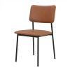 Vintage Brown Tom Chair - Vegan Leather