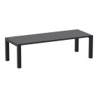Black Vegas Outdoor Table Large 260 or 300 cm - Made in Europe by Siesta