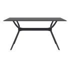 Furnlink Black Outdoor Air Table 140 cm by Siesta - Made in Europe