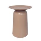 Coffee Alto Metal Round Side Table