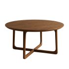 Astrid Round Coffee Table - Walnut