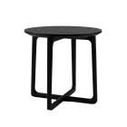 Astrid Round Side Table - Black