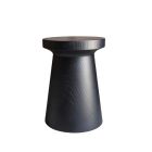 Clara Black Timber Stool by Dane Craft