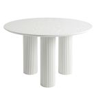 Doric Dining Table 120 cm Round - White