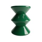 Hourglass Stool – Retro Low Stool Green