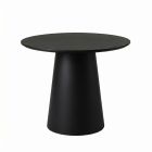 Moon Round Dining Table 90 cm – Black