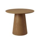 Moon Round Dining Table 90 cm – Walnut
