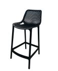 Ozone 65 cm Kitchen Stool - Black Plastic
