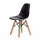 Replica Charles Eames Plastic Kids Chair Black