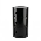 Black Componibili 3 Drawer - Replica Anna Ferreiri 3 Tier Storage Unit