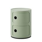 Replica Anna Ferrieri Componibili Storage Unit 2 Round - Sage Green