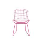 Replica Harry Bertoia Children's Wire Chair with Pink Frame