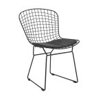 Replica Harry Bertoia Wire Side Chair - Black Powdercoated Frame