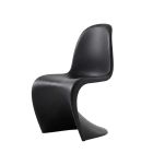 Replica S Chair Black – Stackable 1960’s Dining Chair