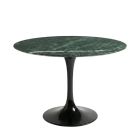 Replica Eero Saarinen Tulip Table 120cm – Solid Verde Alpi Green Marble