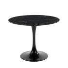 Replica Eero Saarinen Tulip Table 100cm – Spanish Nero Marquina Black Marble