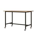 Replica Xavier Pauchard Bar Table 160 cm Ash Timber with Castor Wheels