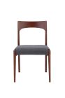 Replica 172 Dining Chair by Takahashi Asako - Walnut Timber with Grey Fabric