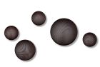 Replica Dots Coat Hooks in Dark Walnut