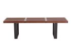 Replica George Nelson Bench 122 cm Dark Walnut