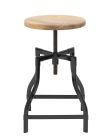Replica Turner Industrial Stool Black - Height Adjustable