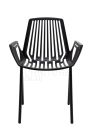 Replica Rion Armchair - Black Aluminium Outdoor Chair