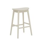 White Scandinavian Bar Stool
