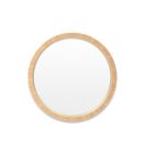 Scandinavian Round Timber Mirror 80 cm