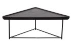 Selma Triangular Coffee Table by Dane Craft - Black Ash Timber
