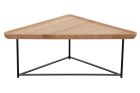 Selma Triangular Coffee Table by Dane Craft - Natural Ash Timber