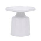 Sigge Metal Side Table – White by Dane Craft - Javi Occassional Table