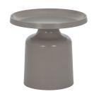Sigge Side Table Limestone by Dane Craft - Javi Pedestal Table