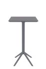 Furnlink Sky Folding Bar Table Square 60 cm Anthracite Grey by Siesta - Made in Europe