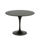 Tulip 100 cm Black Ash Veneer Dining Table - Replica Eero Saarinen