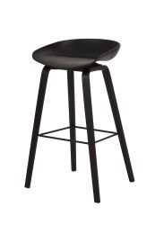 75 cm Black Hee Welling Timber Stool Replica