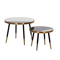 Dante Coffee Table Set of 2 | Art Deco Style