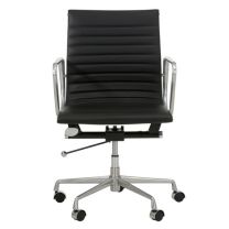 Replica Charles Eames Premium Black Low Back Office Chair