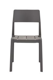 Grey Plank Plastic Chair