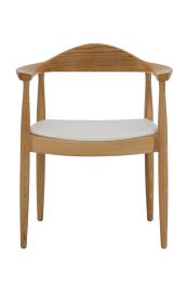 Hans Wegner Round Chair White Seat