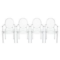 Set of 4 Miniature Ghost Chairs