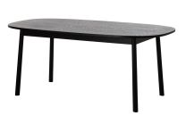 Nordic Black Timber Dining Table