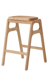 Olaf Kitchen Counter Stool - USA Ash Timber