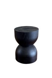 Otto Round Timber Stool by Dane Craft | Organic Timber Occasional Table