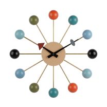 Replica Ball Clock Multi Colour by George Nelson